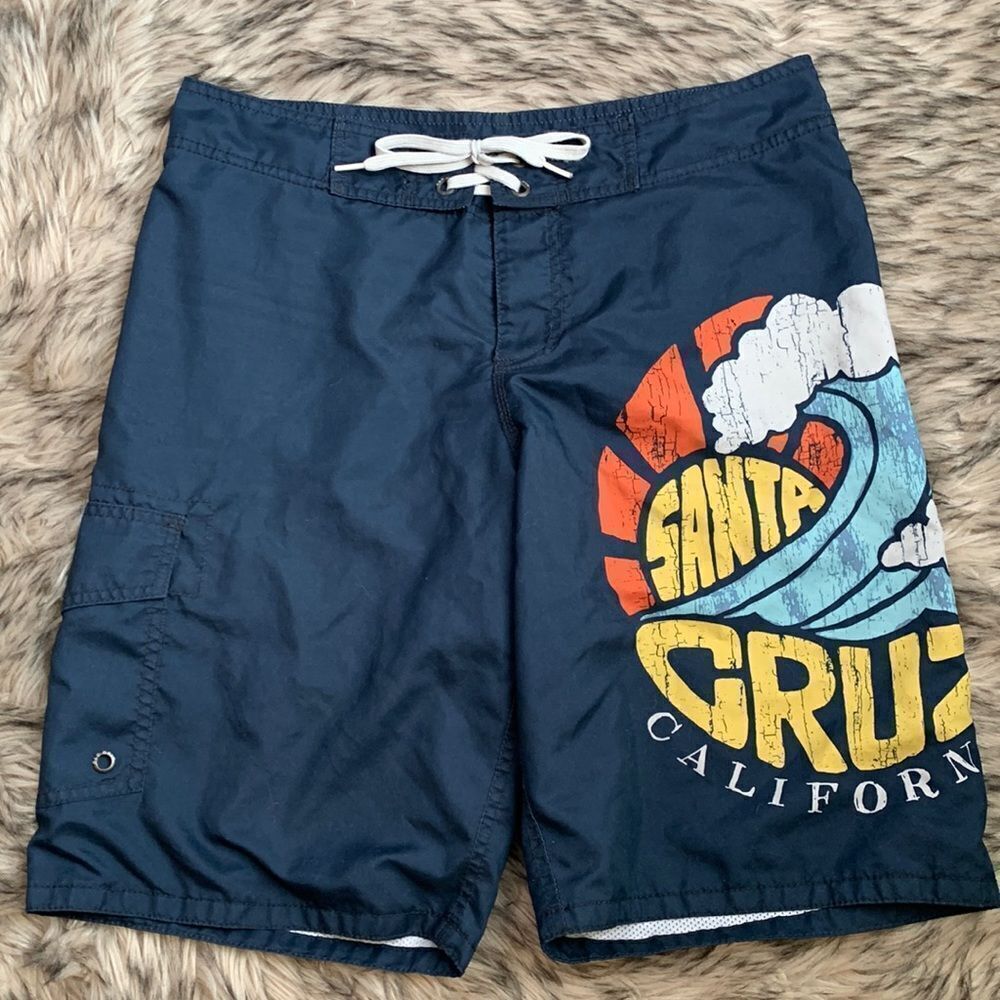 Old Navy Swim Board Shorts Trunks M blue